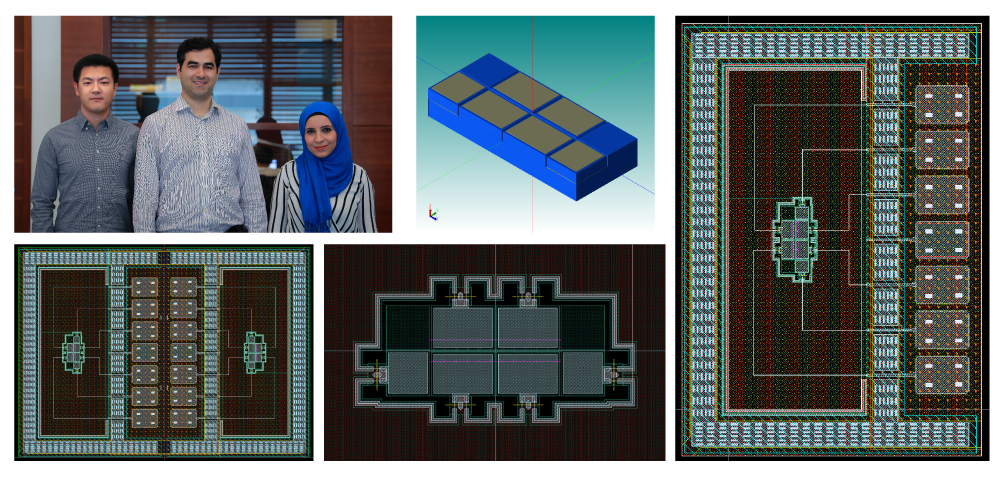 MEMS设计大赛-第二名:来自阿卜杜拉国王科技大学(KAUST)的团队，他们的发明设计为振荡器、可调谐滤波器和可编程逻辑器件应用的MEMS谐振器